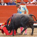 Borja Jiménez cortando una oreja en la Feria del Señor de los Milagros