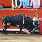 Borja Jiménez cortando una oreja en la Feria del Señor de los Milagros