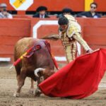 Miguel Ángel Perera en acción en la Feria del Señor de los Milagros