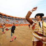 Miguel Ángel Perera en acción en la Feria del Señor de los Milagros