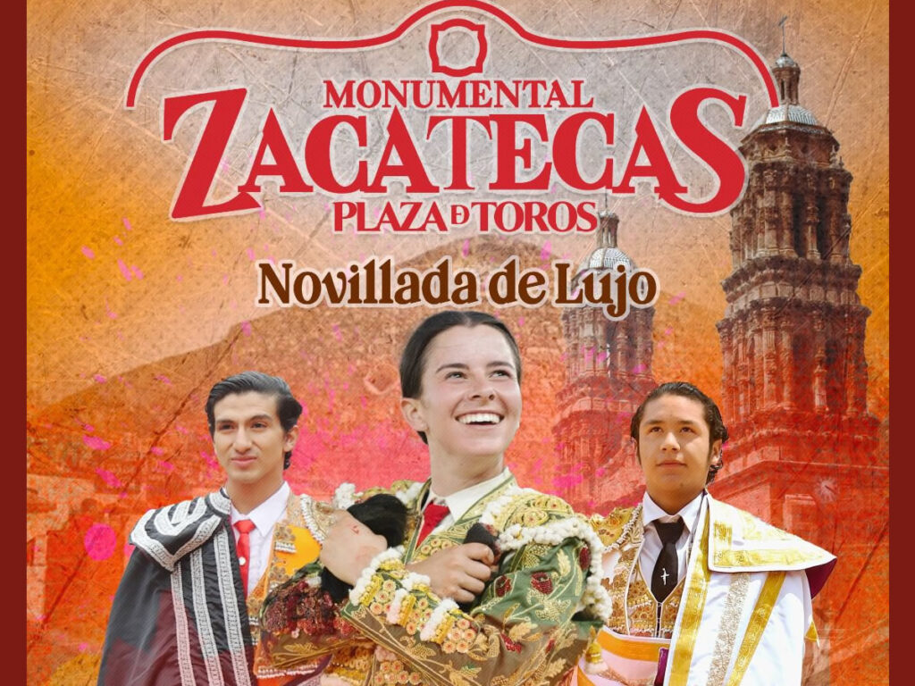 MIRIAM CABAS TIENE SU PRIMER CONTACTO CON EL TORO MEXICANO
