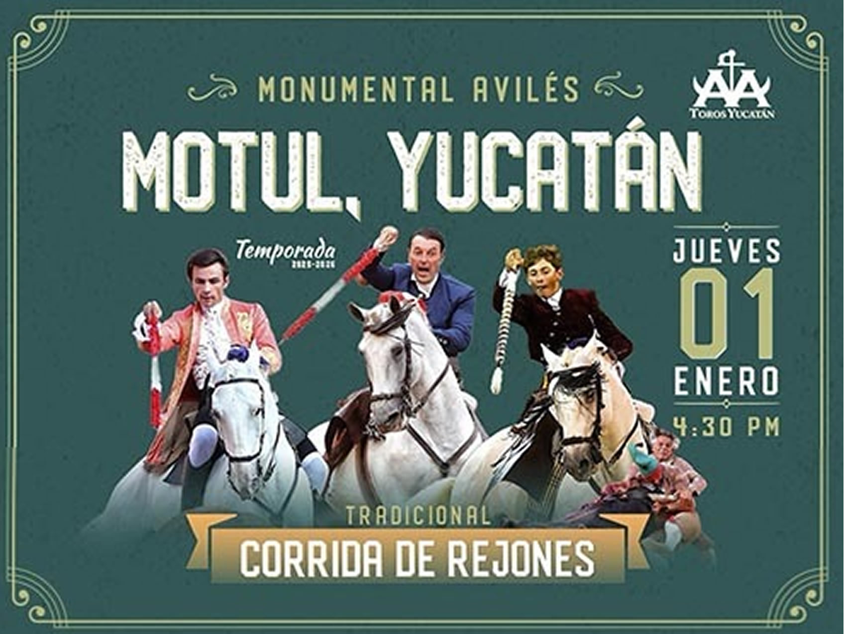 PRESENTAN CORRIDA DE REJONES DE AÑO NUEVO EN MOTUL