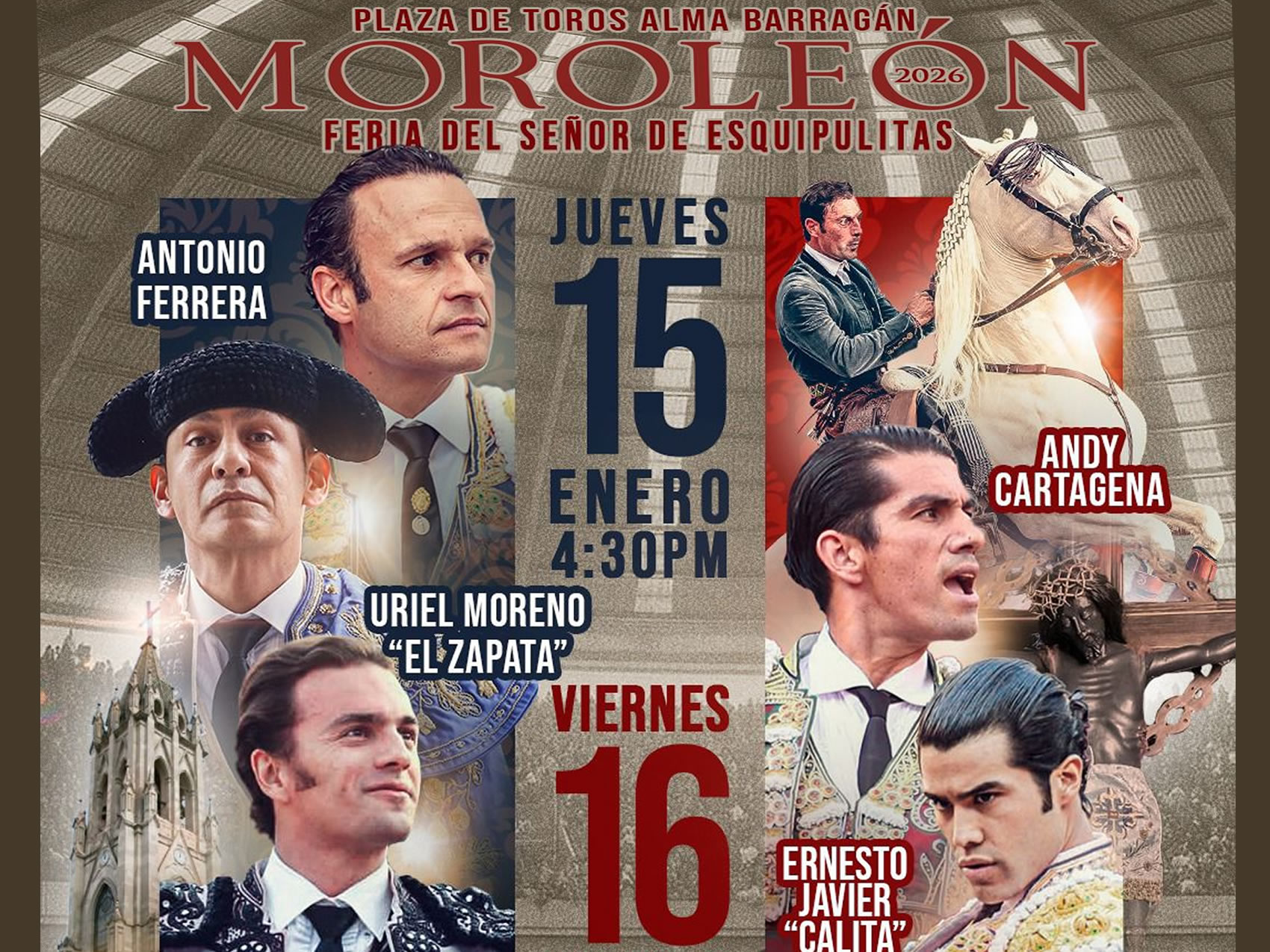 PRESENTAN CARTELES OFICIALES DE LA FERIA DEL SEÑOR DE ESQUIPULITAS 2026 EN MOROLEÓN