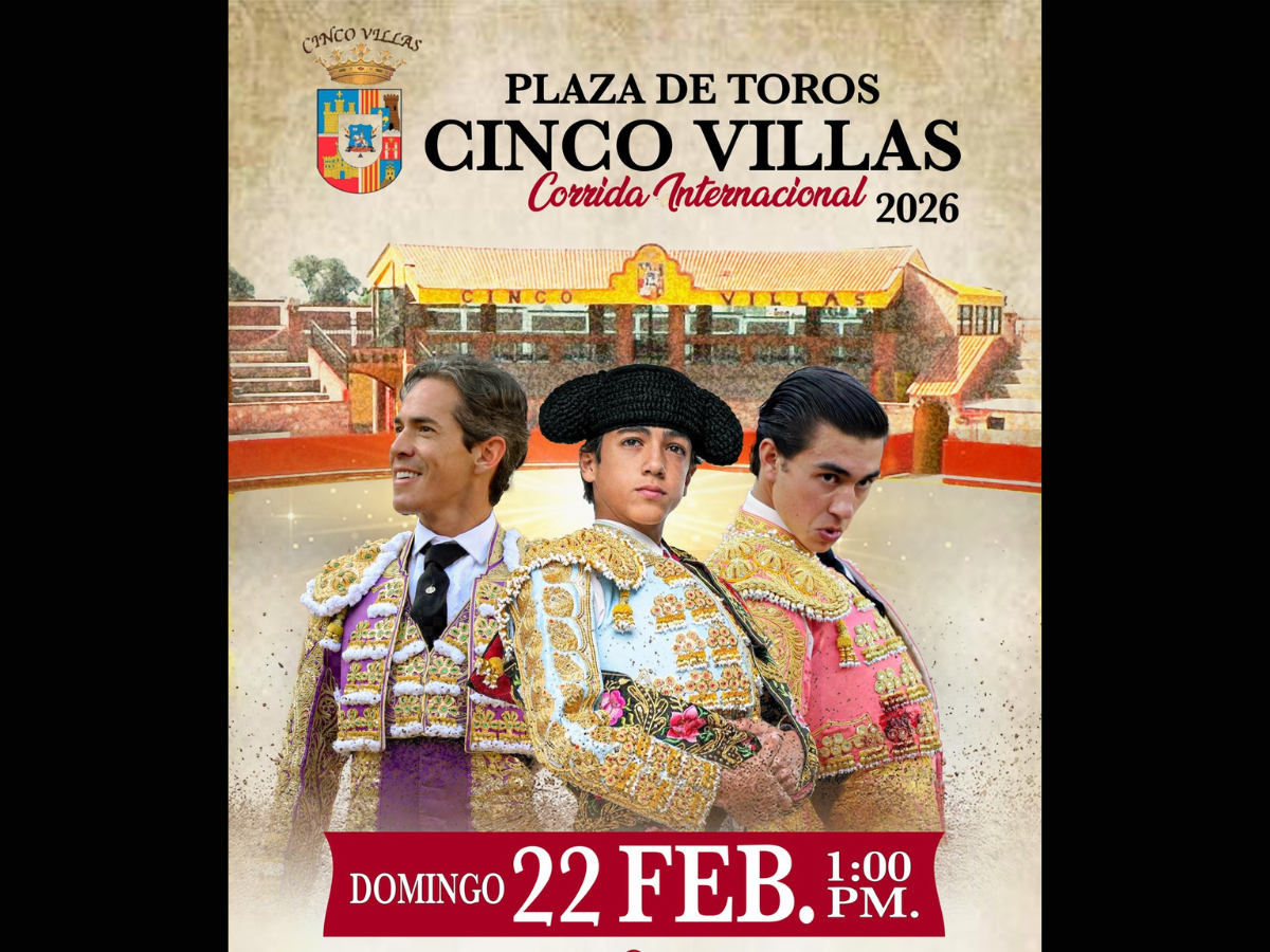 REGRESA LA ACTIVIDAD A CINCO VILLAS CON CARTEL INTERNACIONAL