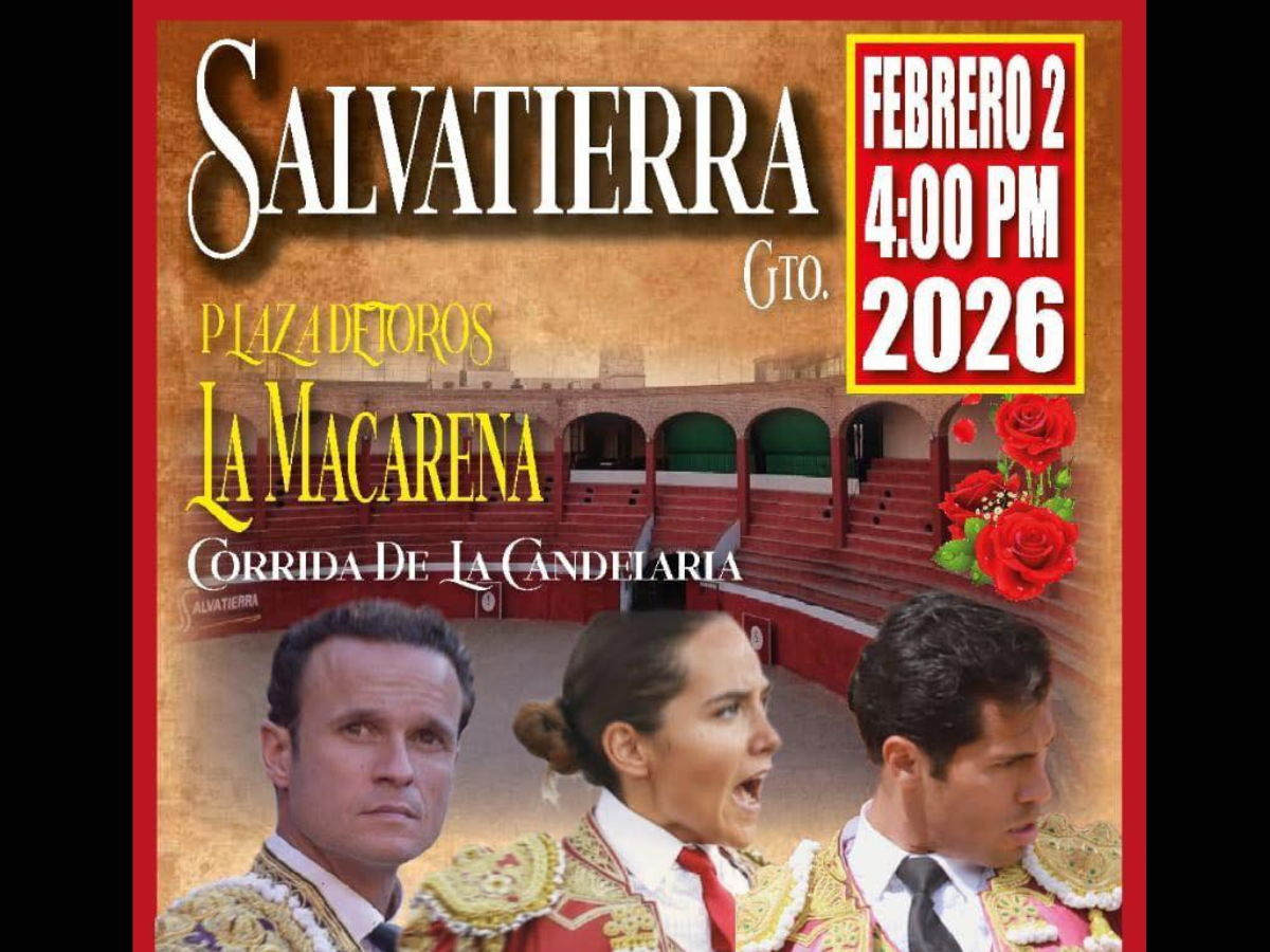 PRESENTAN EL CARTEL DE LA TRADICIONAL CORRIDA DE LA CANDELARIA EN SALVATIERRA