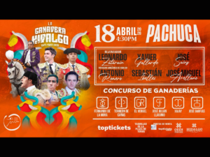 HABRÁ CORRIDA DE TOROS EN EL MARCO DE  LA EXPO GANADERA HIDALGO 2026