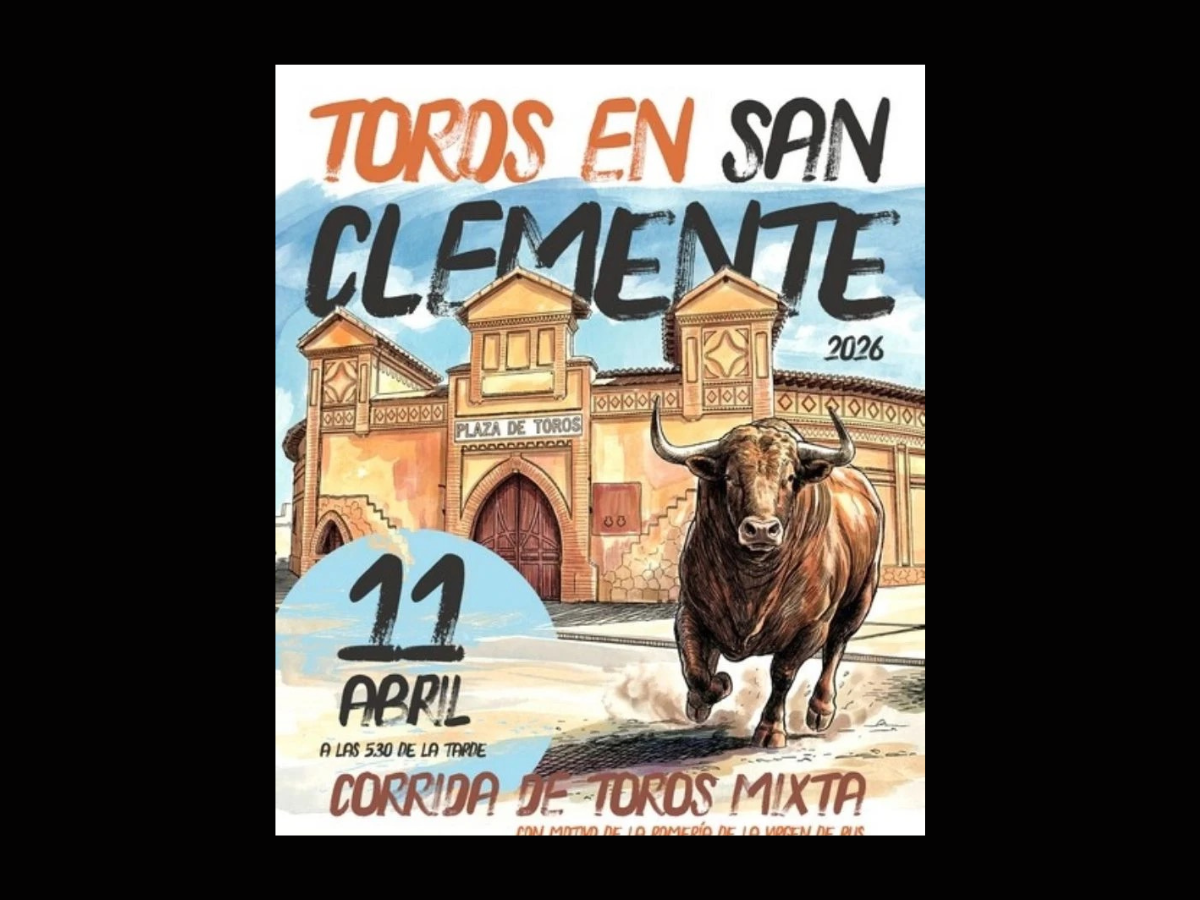 SAN CLEMENTE ANUNCIA CARTEL PARA SU CORRIDA DE ROMERÍA