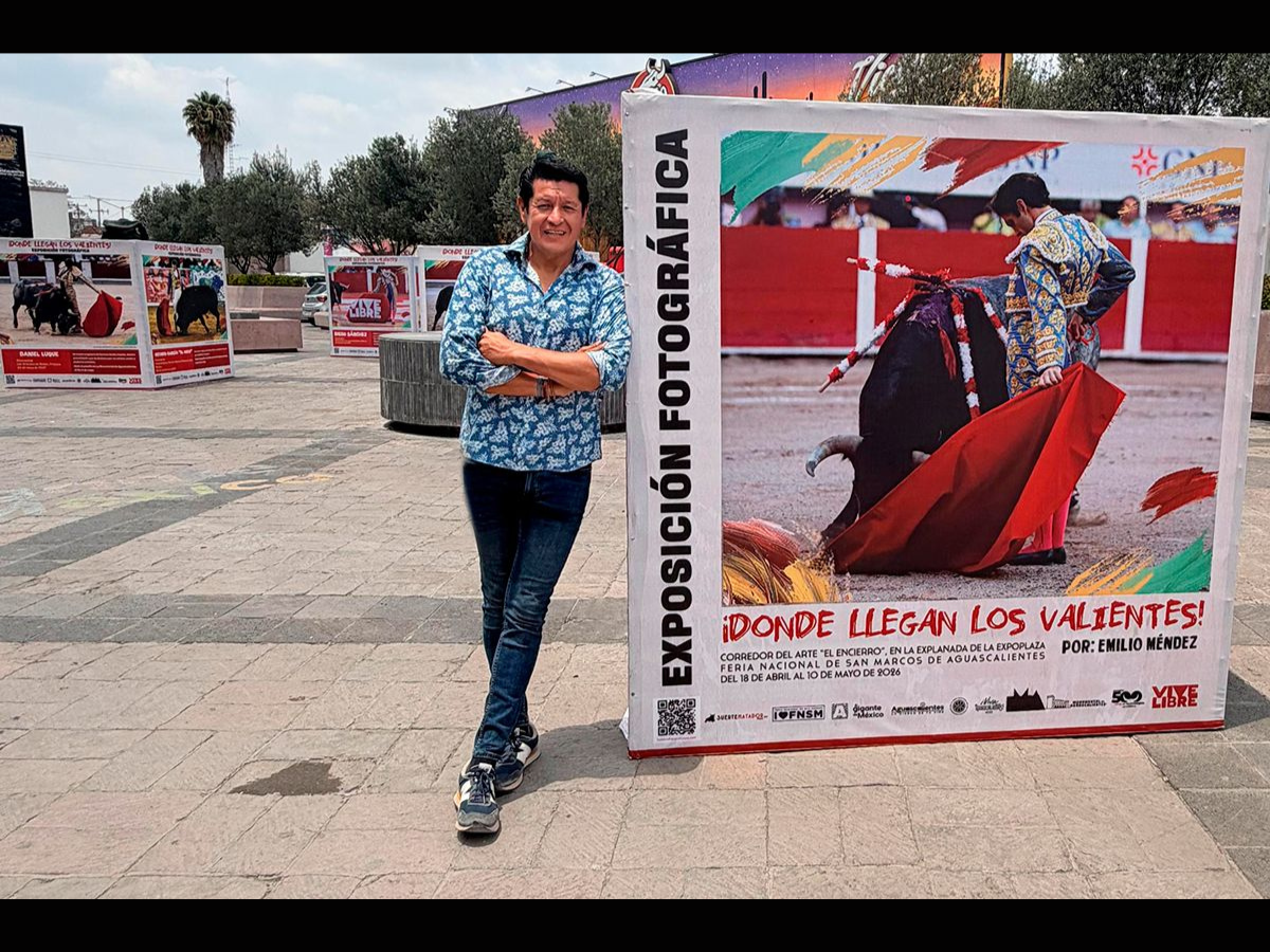 INAUGURAN LA EXPOSICIÓN “DONDE LLEGAN LOS VALIENTES” DE EMILIO MÉNDEZ EN LA FERIA DE SAN MARCOS