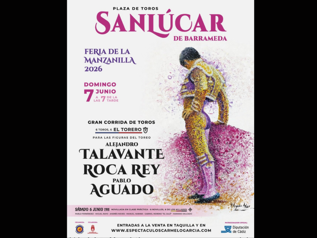 SANLÚCAR APUESTA POR LA ÉLITE EN LA FERIA DE LA MANZANILLA 2026