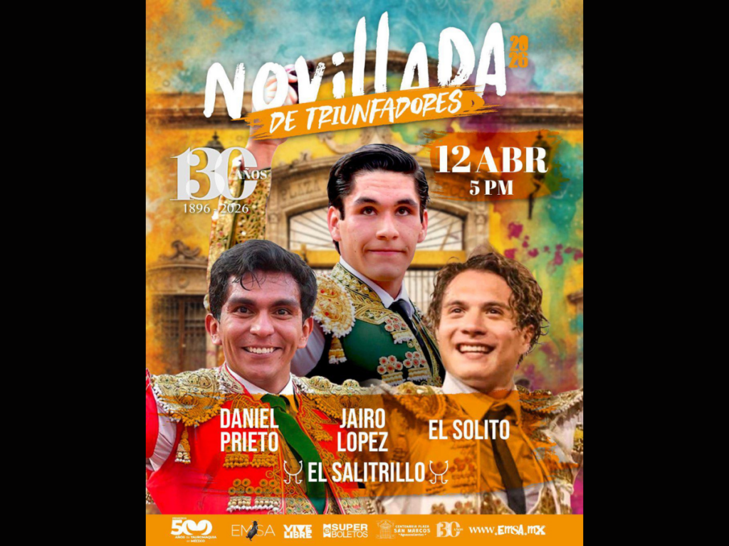 ANUNCIAN NOVILLADA DE TRIUNFADORES EN SAN MARCOS