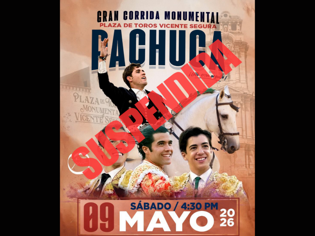 FERIA TORO SUSPENDE LA CORRIDA EN PACHUCA
