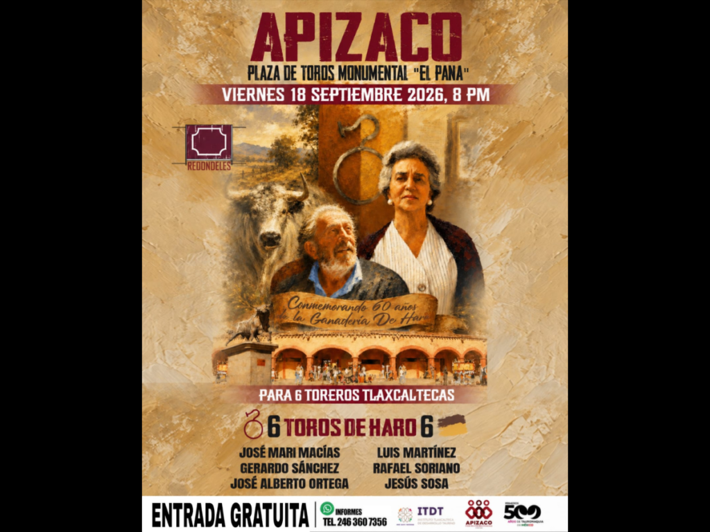 APIZACO FESTEJARÁ LOS 60 AÑOS DE DE HARO
